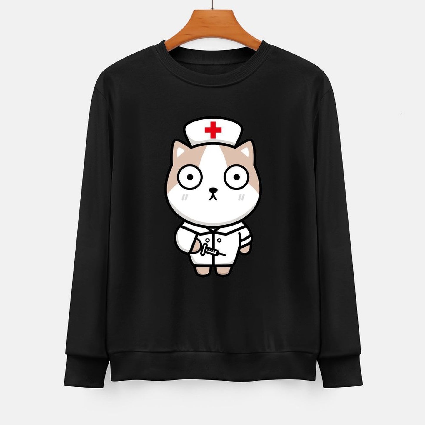  Front Patterned Long Sleeve TopRelaxFit Heritage