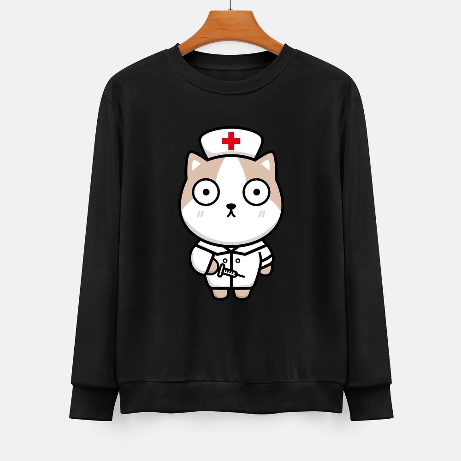  Front Patterned Long Sleeve TopRelaxFit Heritage