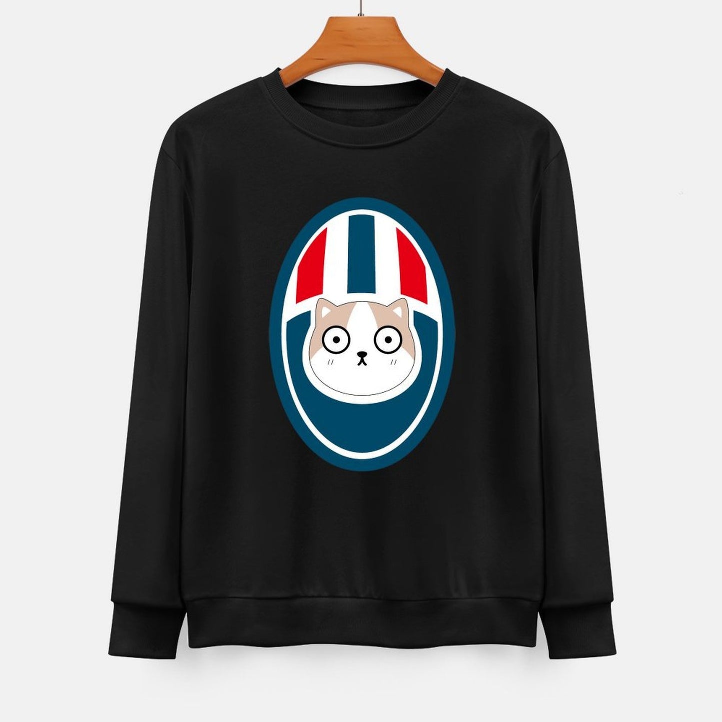 Front Patterned Long Sleeve TopAllSeason Breathable