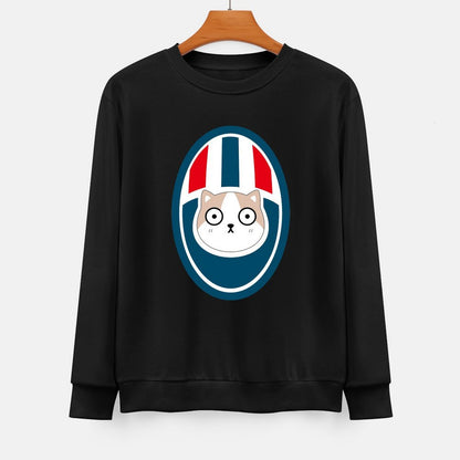 Front Patterned Long Sleeve TopAllSeason Breathable