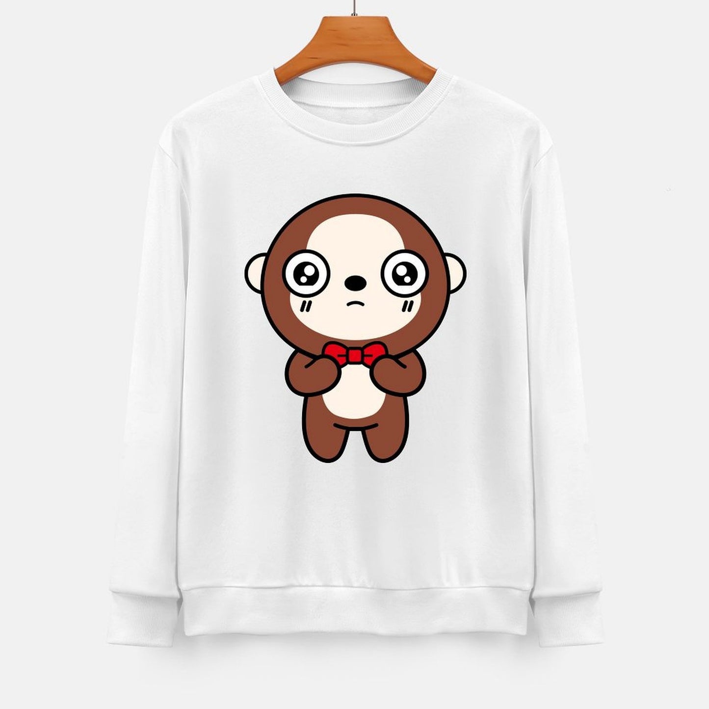 Front Patterned Long Sleeve TopModern AllDay