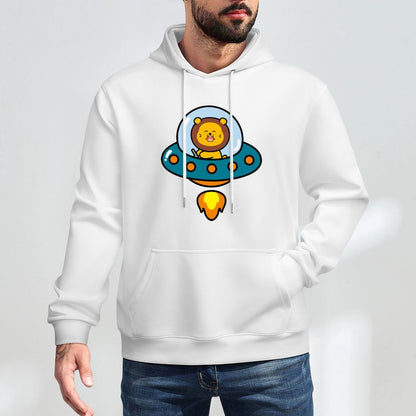 Cotton Classic Fit Front Graphic Hoodies