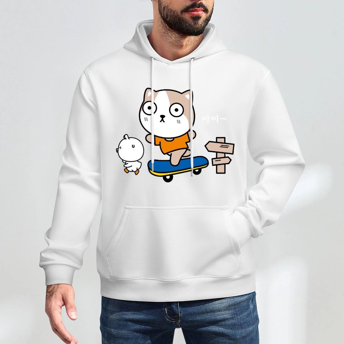 Timeless Neat Front Graphic Hoodies