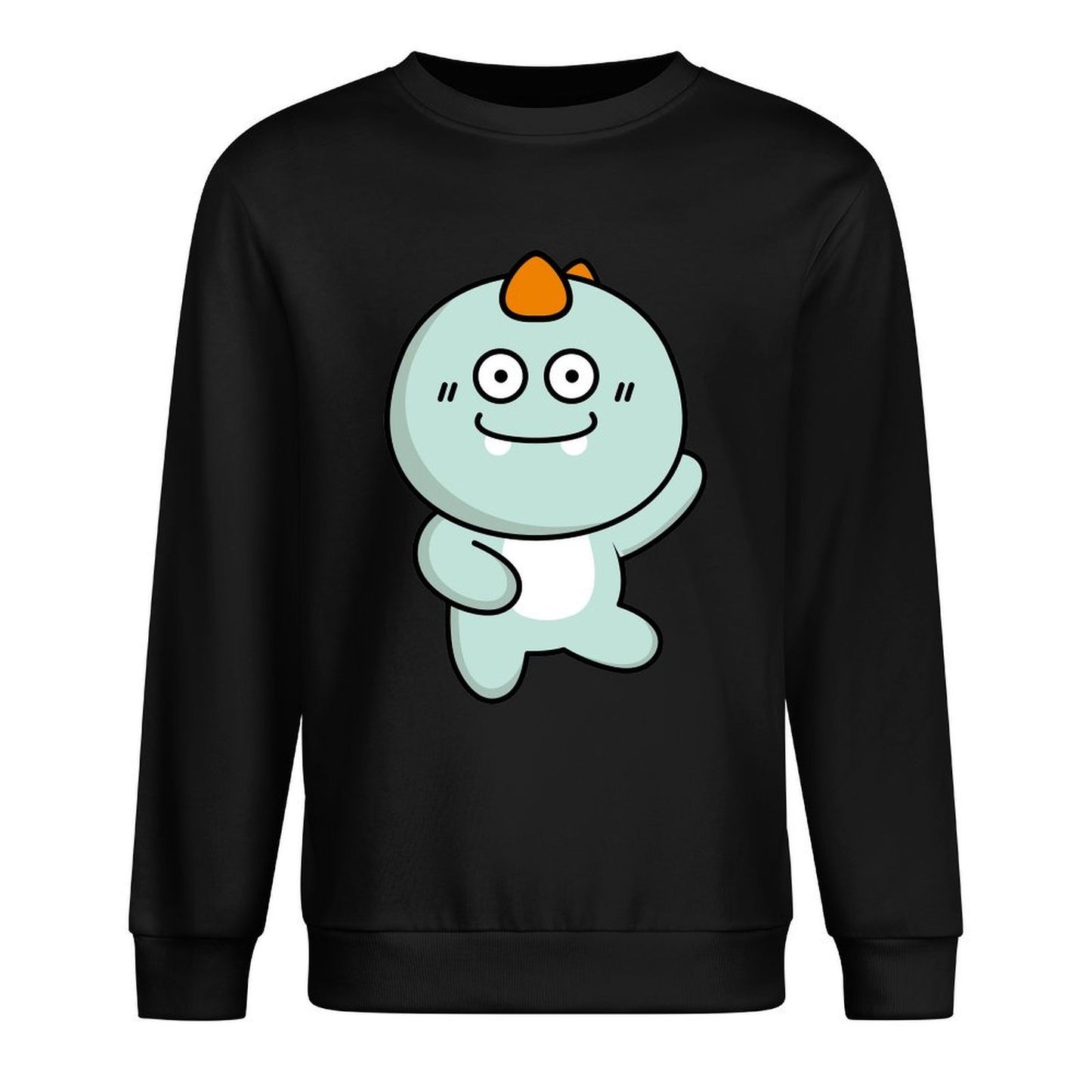 Front Patterned Long Sleeve TopActiveWear RelaxFit