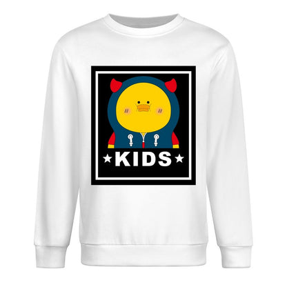 Front Patterned Long Sleeve TopNatural Regular