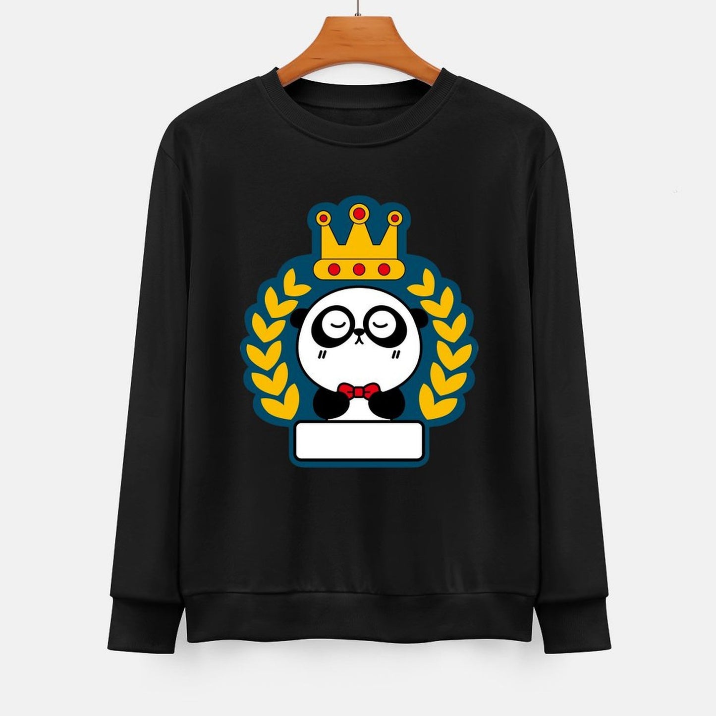 Front Patterned Long Sleeve TopEasy-Care Moisture-Wicking