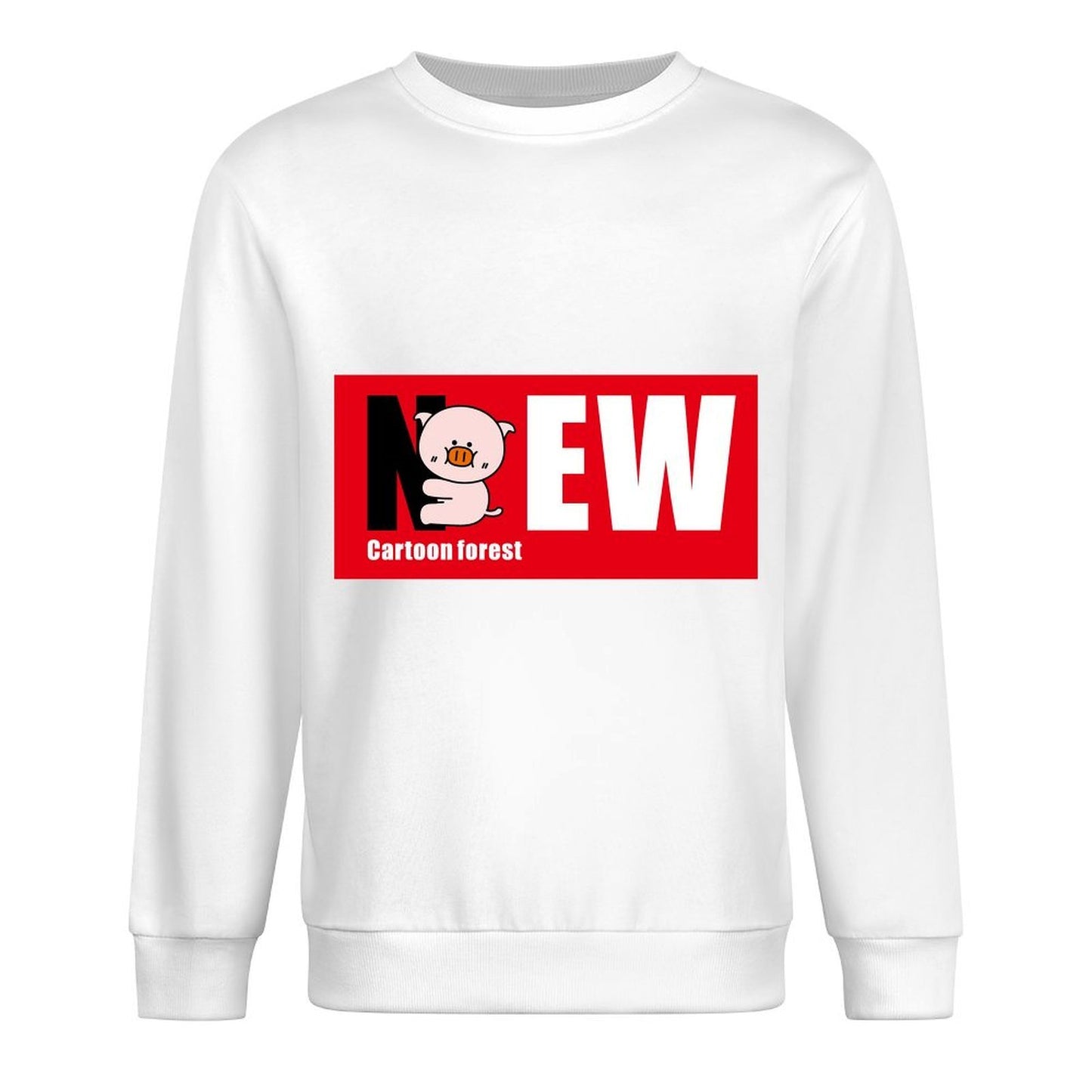 Front Patterned Long Sleeve TopBatch-Printed TrueStyle