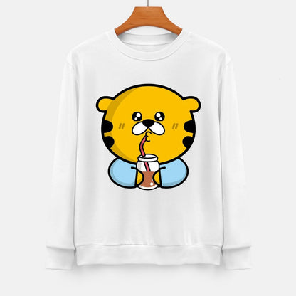 Front Patterned Long Sleeve TopModernFit Signature