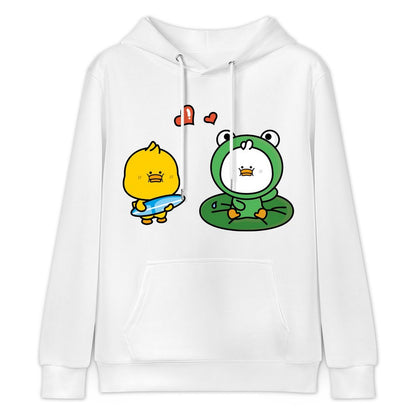 Soft Sleek Front Graphic Hoodies