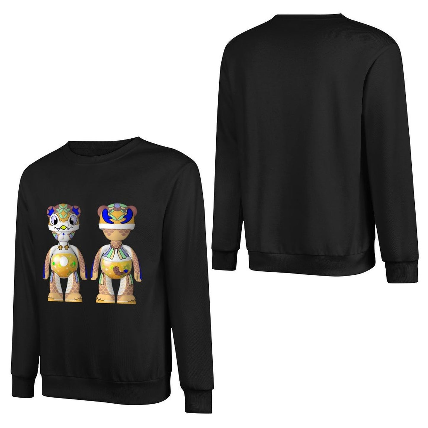 IPIB 250g Crew Neck Long Sleeve Sweatshirt Front GraphicCrew Neck Long Sleeve Sweatshirt6000077-2