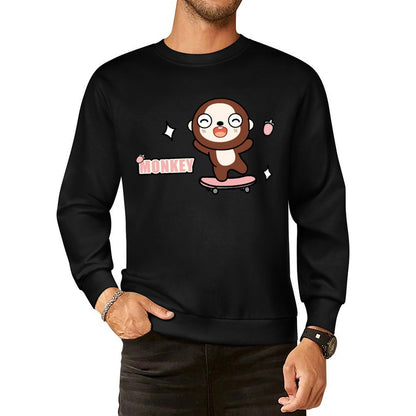 Front Patterned Long Sleeve TopCasual Daily