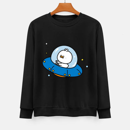 Front Patterned Long Sleeve TopOutdoor DailyFit