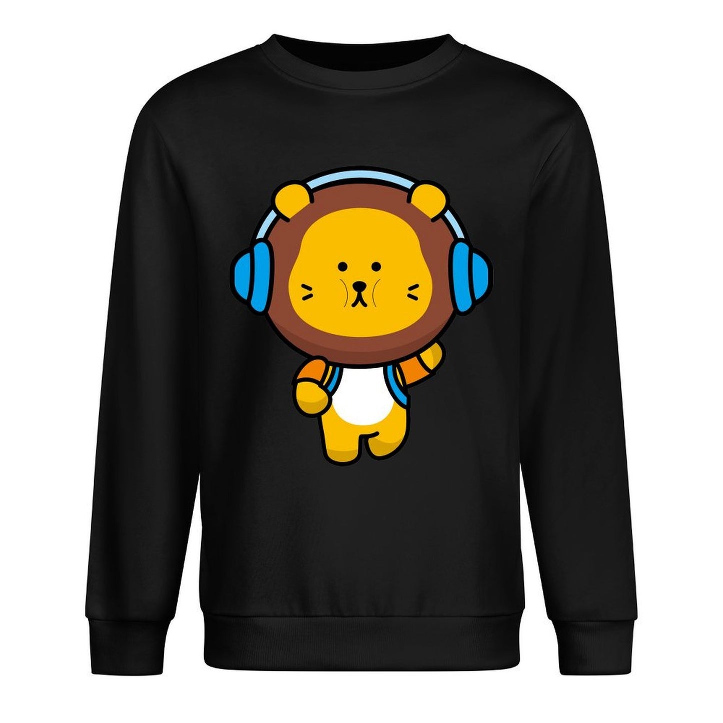 Front Patterned Long Sleeve TopFade-Proof DailyFit