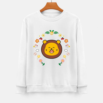 Front Patterned Long Sleeve TopSport ActiveWear