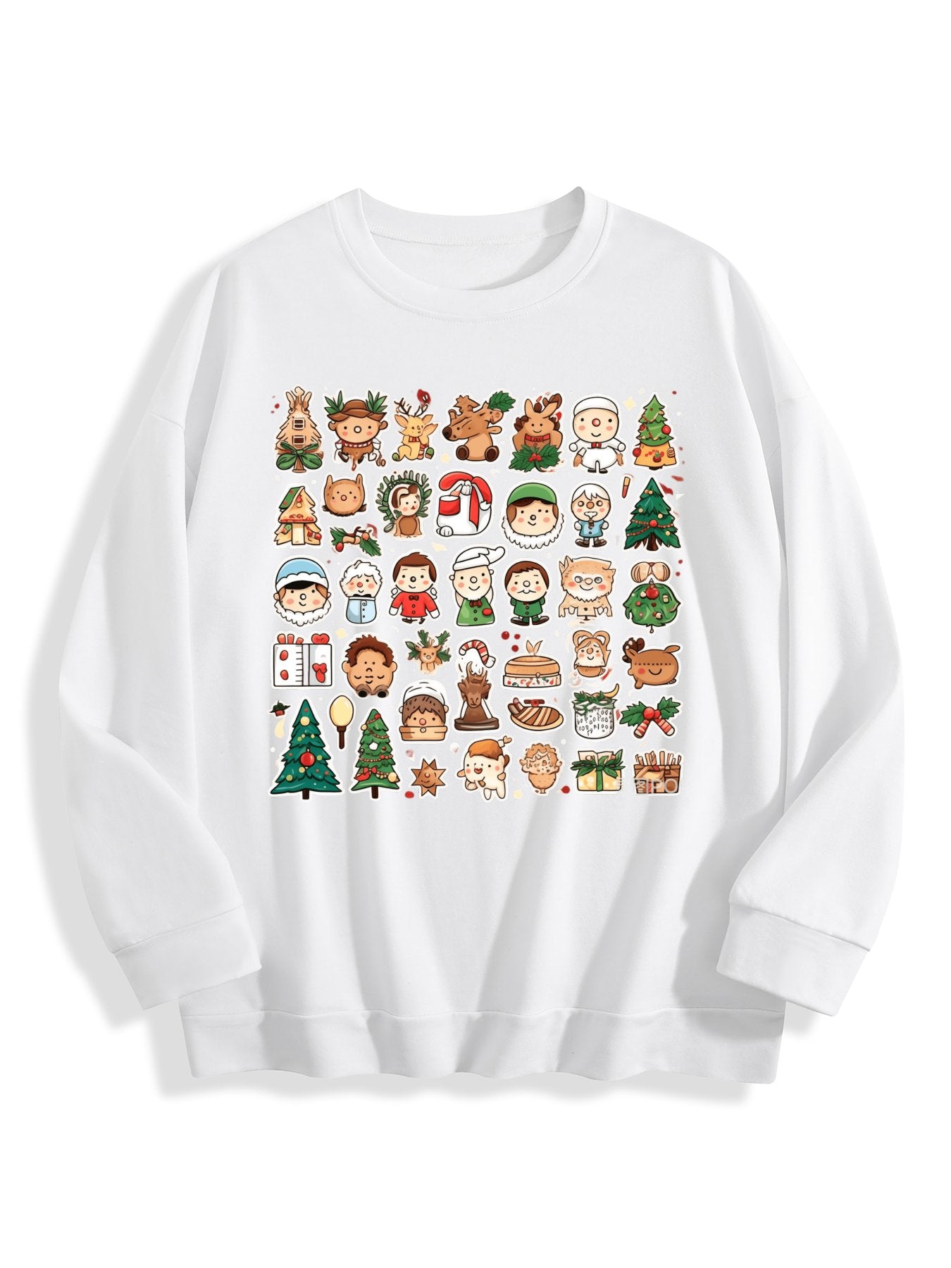 Customized Christmas-themed hoodies Multiple pictures