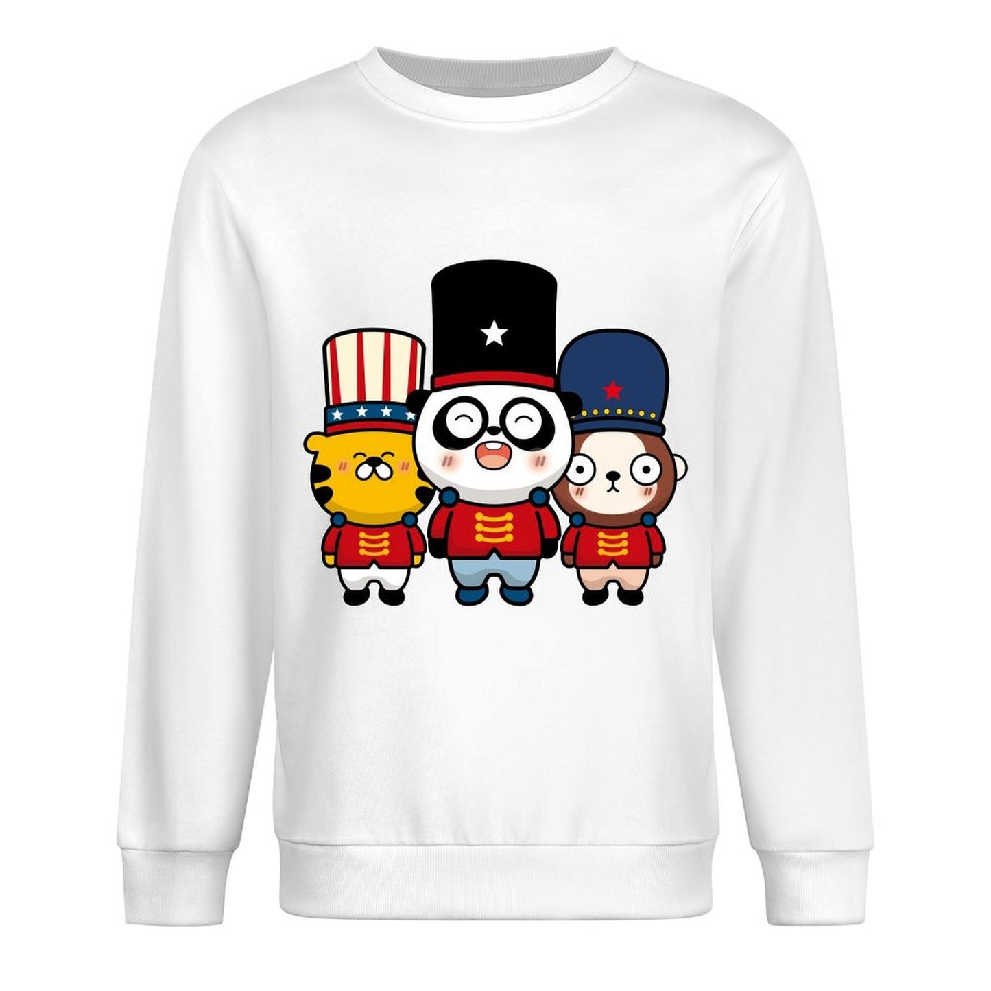 Front Patterned Long Sleeve TopSoftWear ModernFit