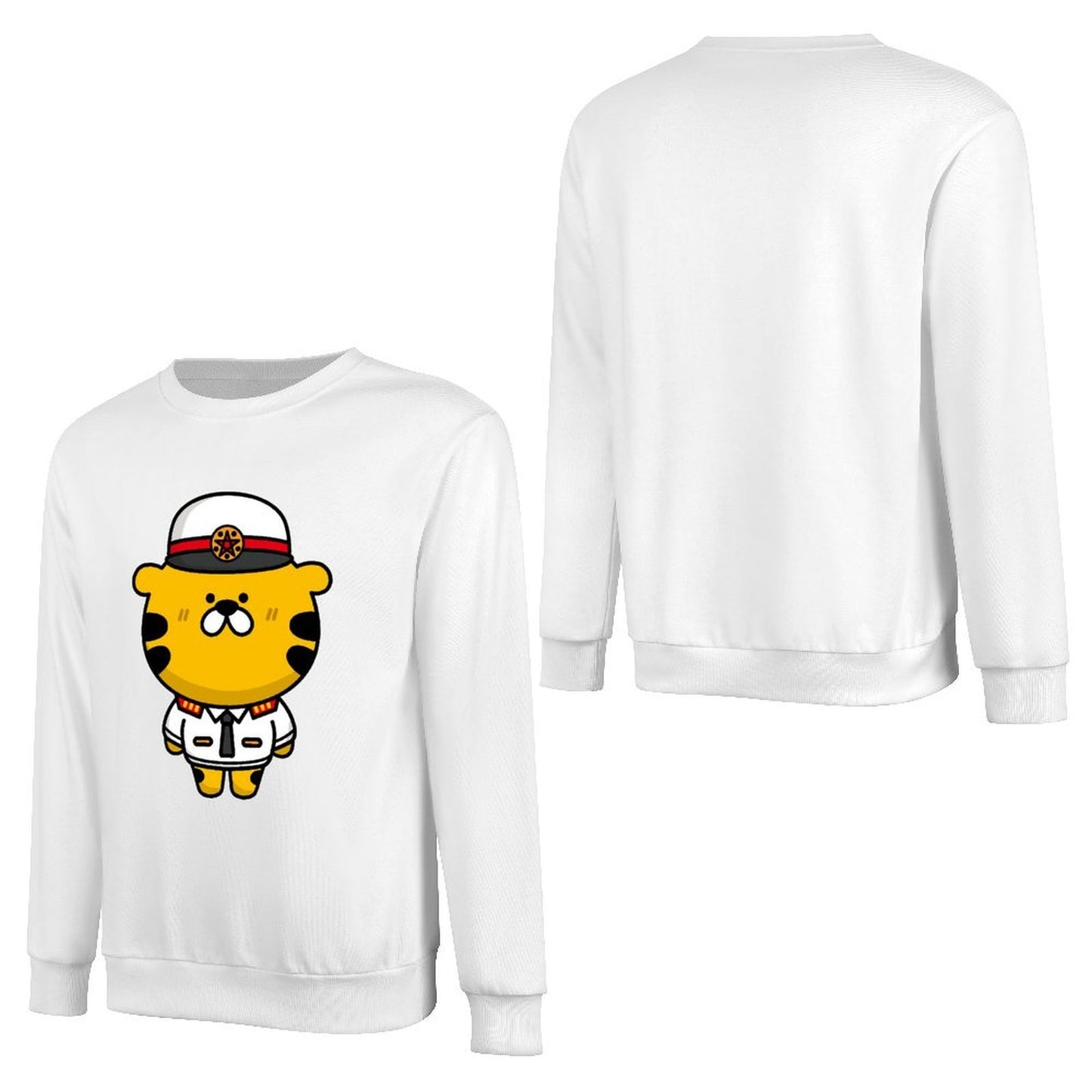 Front Patterned Long Sleeve TopCoreLine Timeless