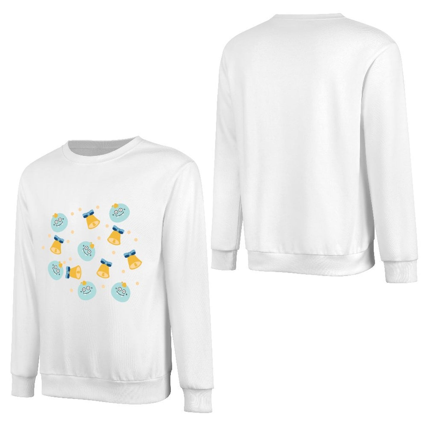 Front Patterned Long Sleeve TopClassicLine Daily