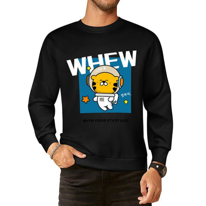 Front Patterned Long Sleeve TopStandard Vibrant Colors