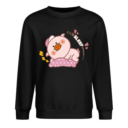 Front Patterned Long Sleeve TopSignature SoftTouch