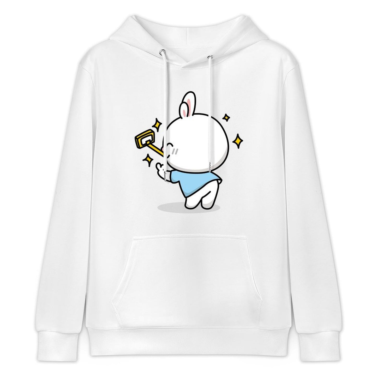 SimpleFit Solid Front Graphic Hoodies