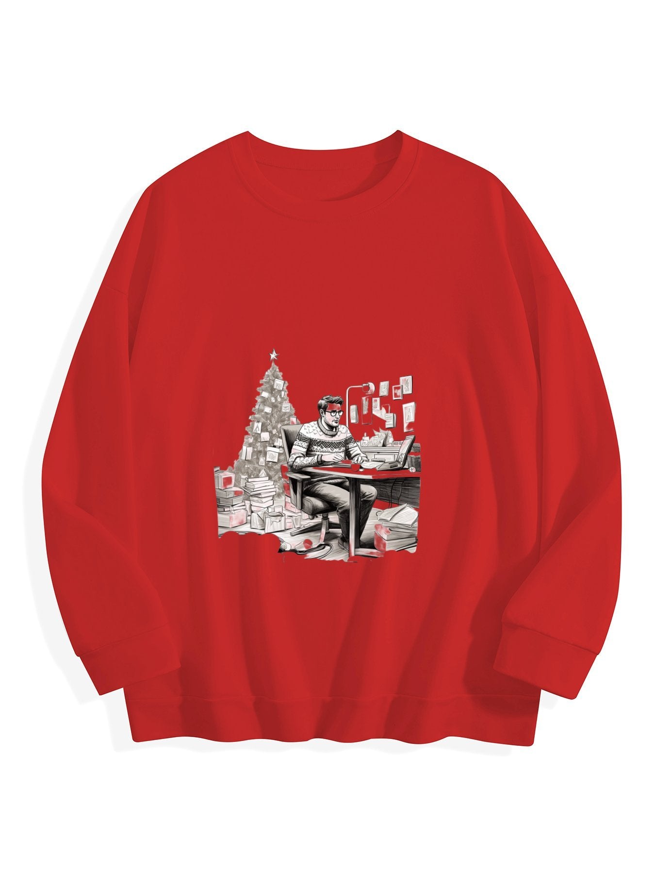 Customizable Christmas-themed long-sleeved Christmas Busy