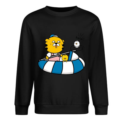 Front Patterned Long Sleeve TopSoftLine Edition