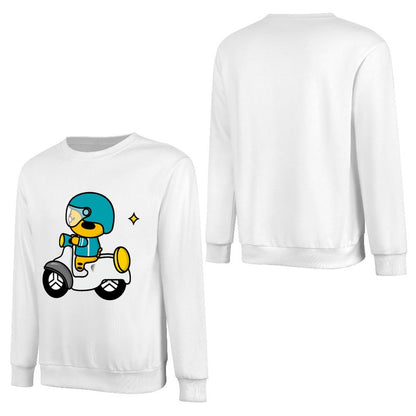 Front Patterned Long Sleeve TopEverydaySeries TimelessComfort