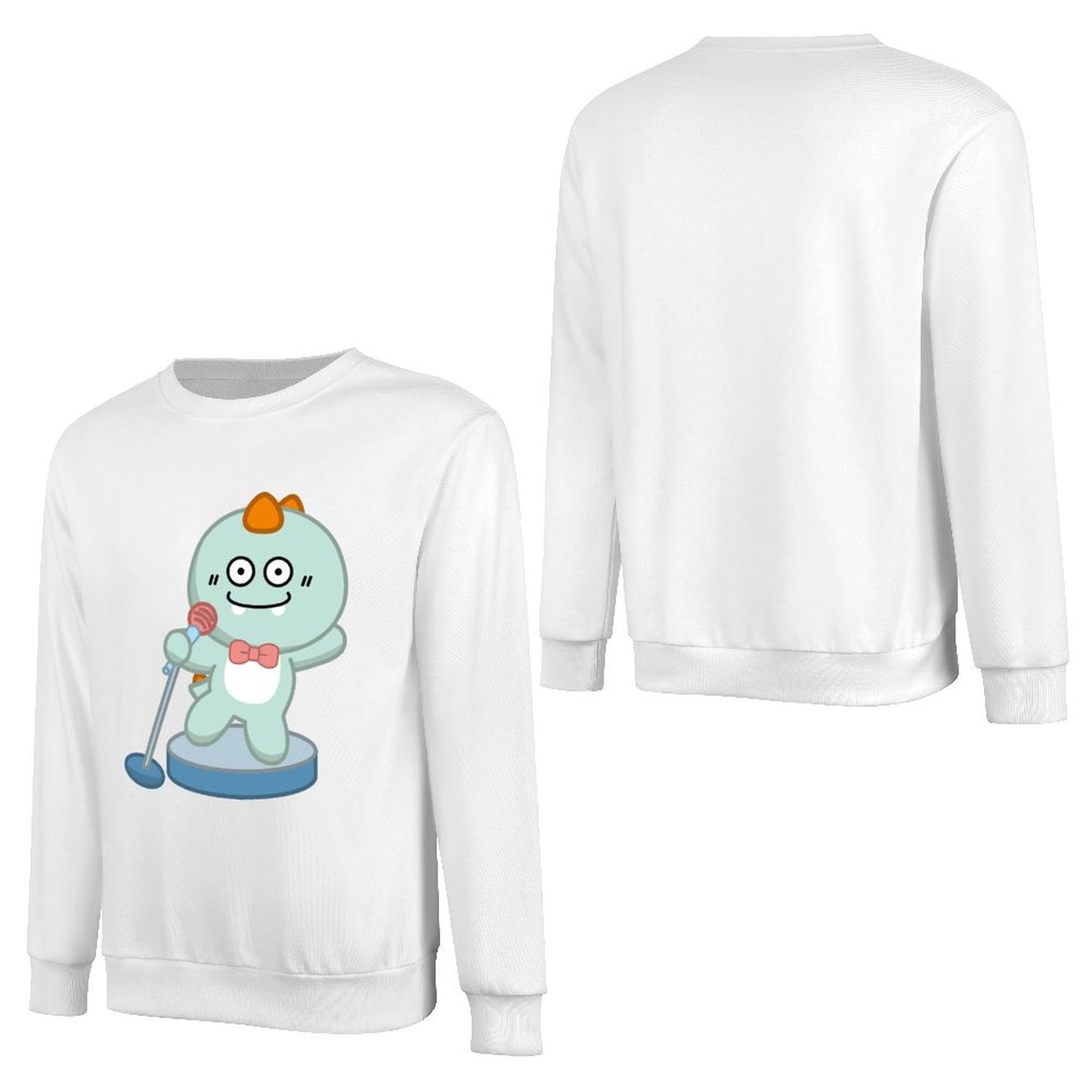 Front Patterned Long Sleeve TopCotton Printing