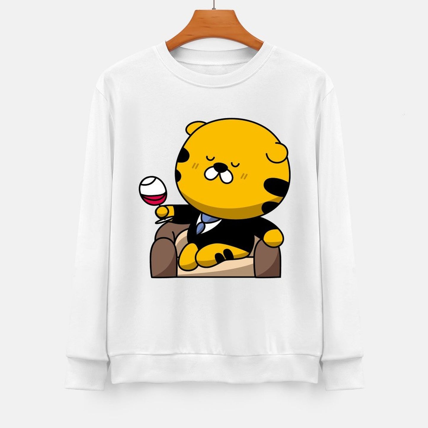 Front Patterned Long Sleeve TopNeat TrueStyle