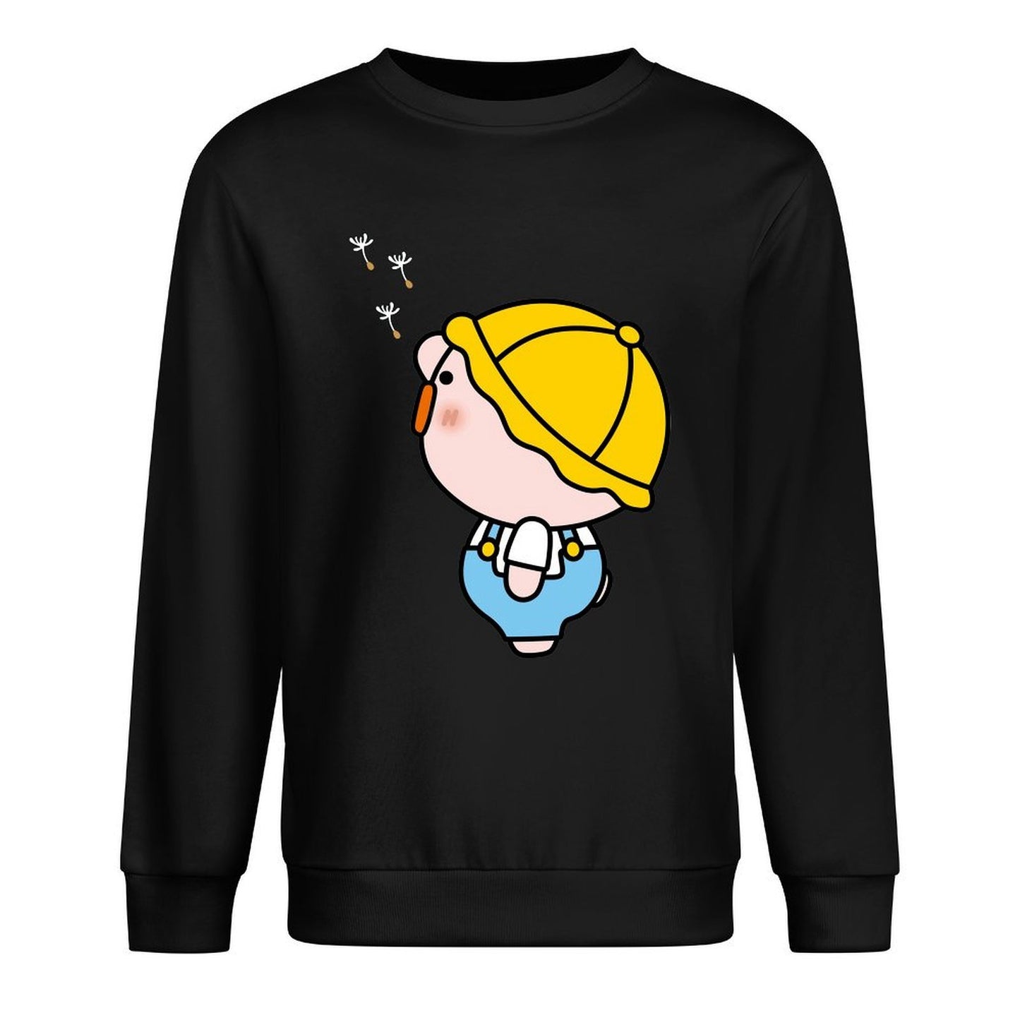 Front Patterned Long Sleeve TopMinimal Fade-Resistant