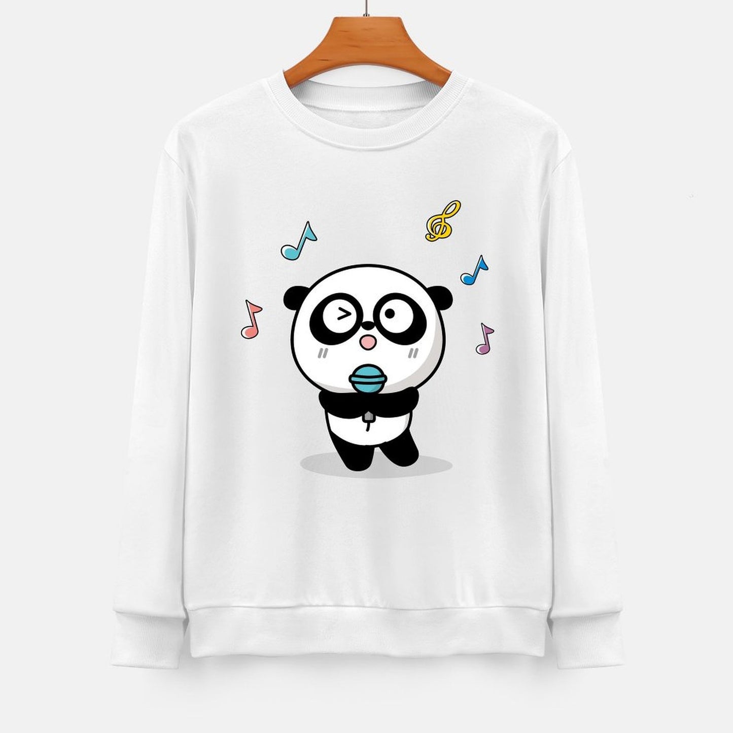 Front Patterned Long Sleeve TopLong Lasting Batch-Printed