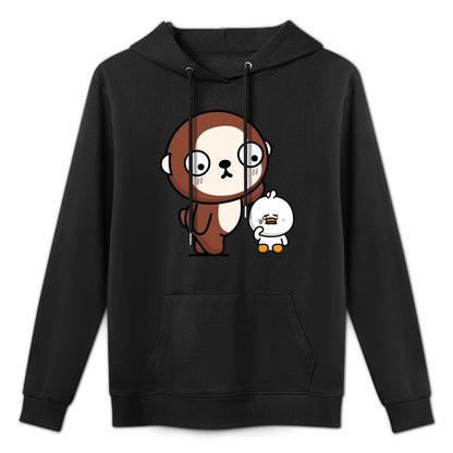 Printed Colorfast Front Graphic Hoodies