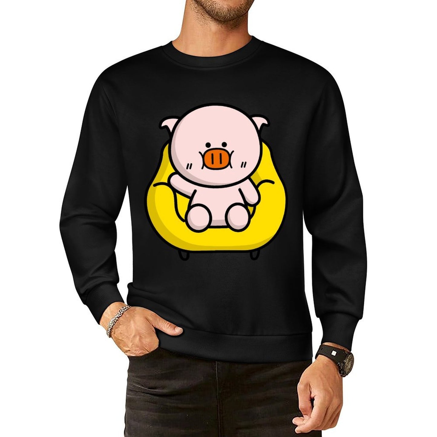 Front Patterned Long Sleeve TopComfortSeries Printed