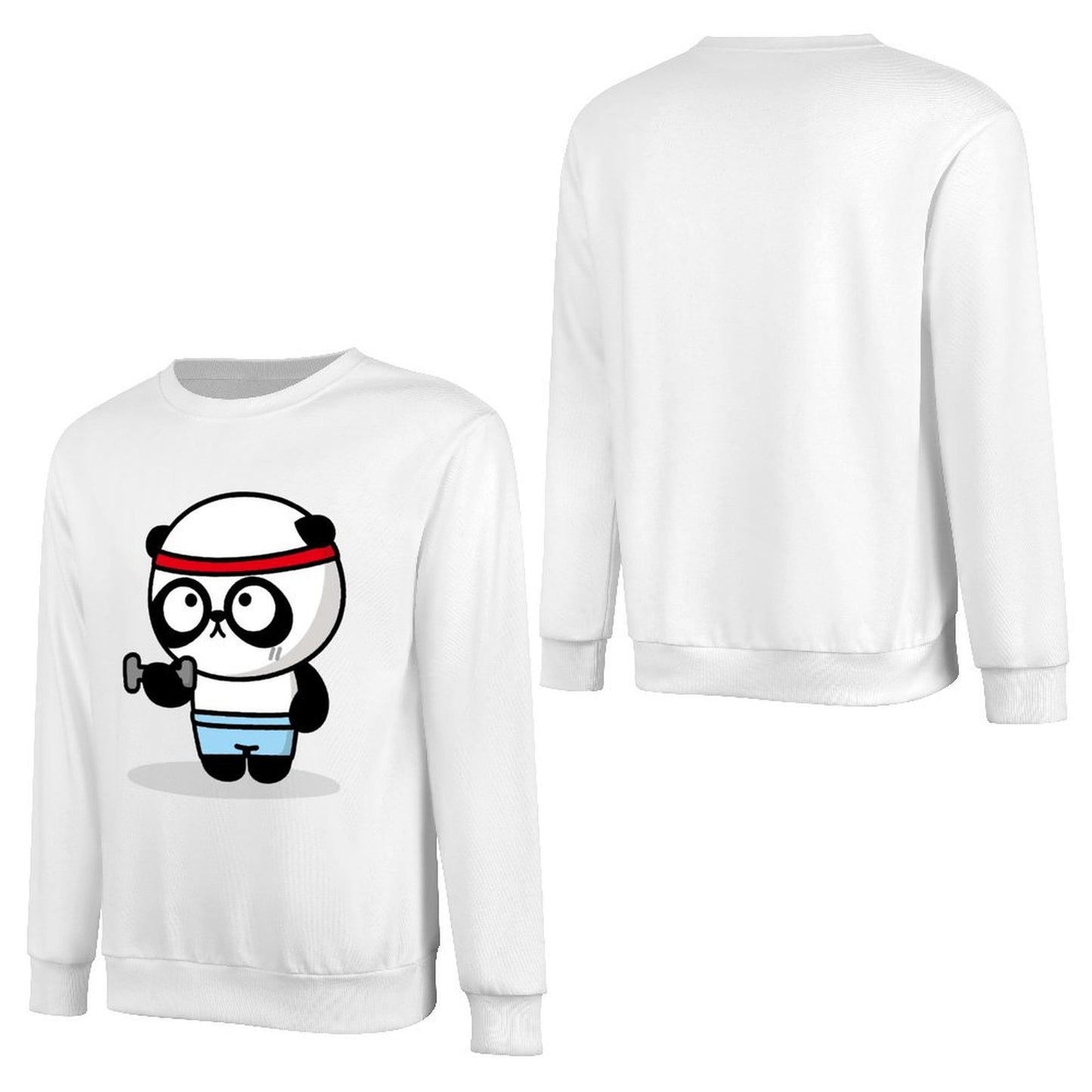 Front Patterned Long Sleeve TopIndoor Durable