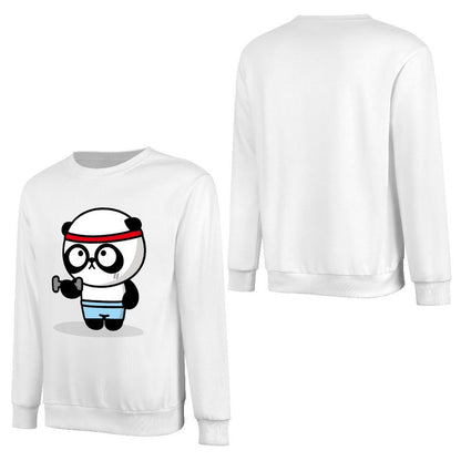 Front Patterned Long Sleeve TopIndoor Durable