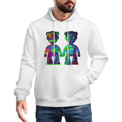 Hoodie Front PatternPrinting Slim Fit