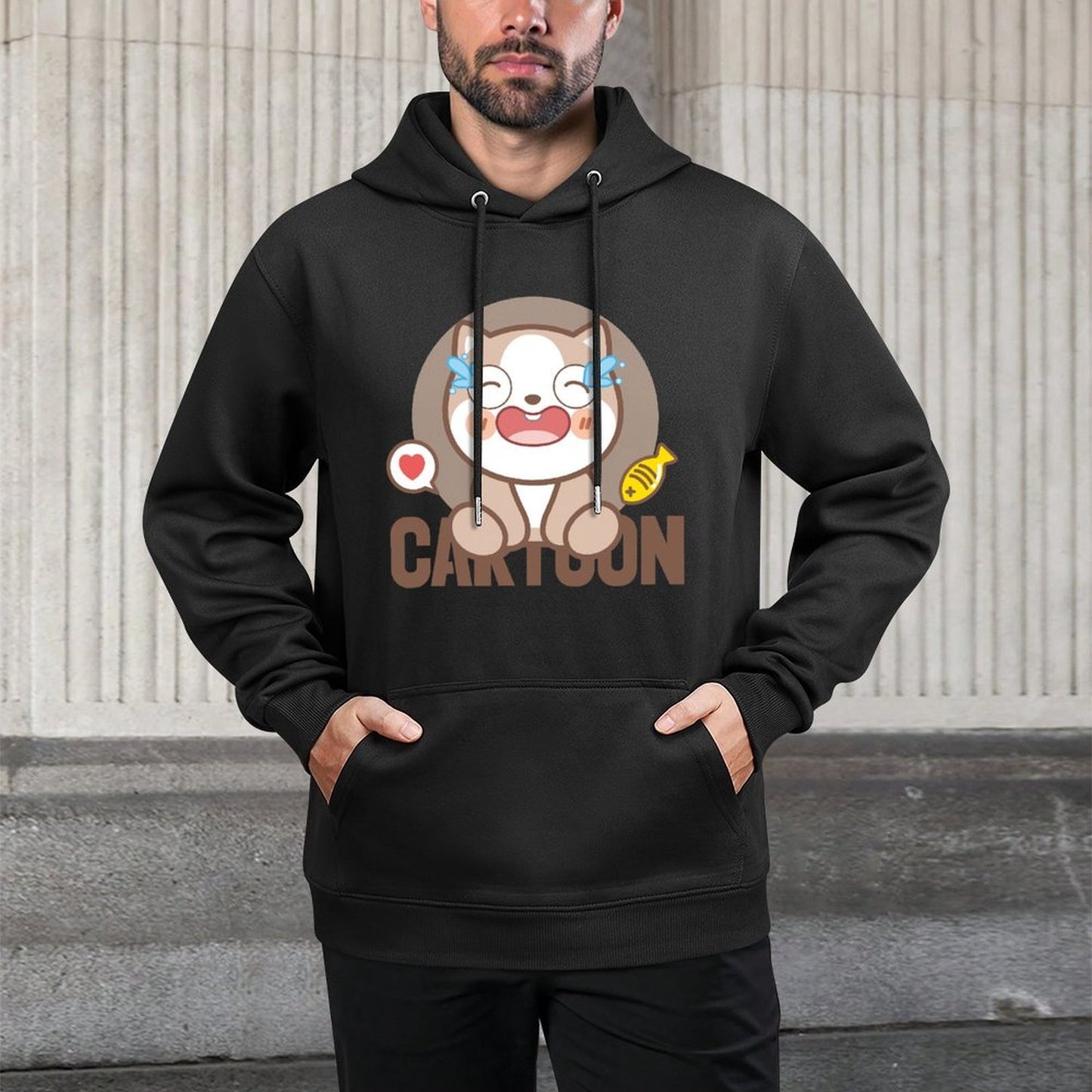 EverydayTee Printed Front Graphic Hoodies