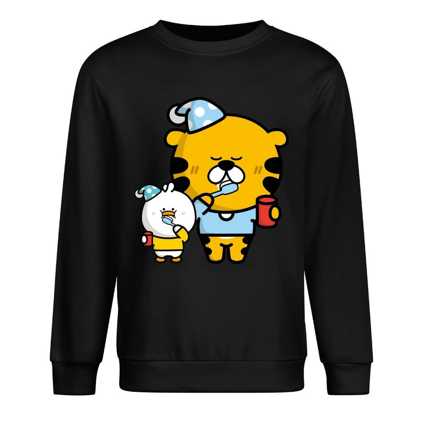 Front Patterned Long Sleeve TopSolid EverydayWear