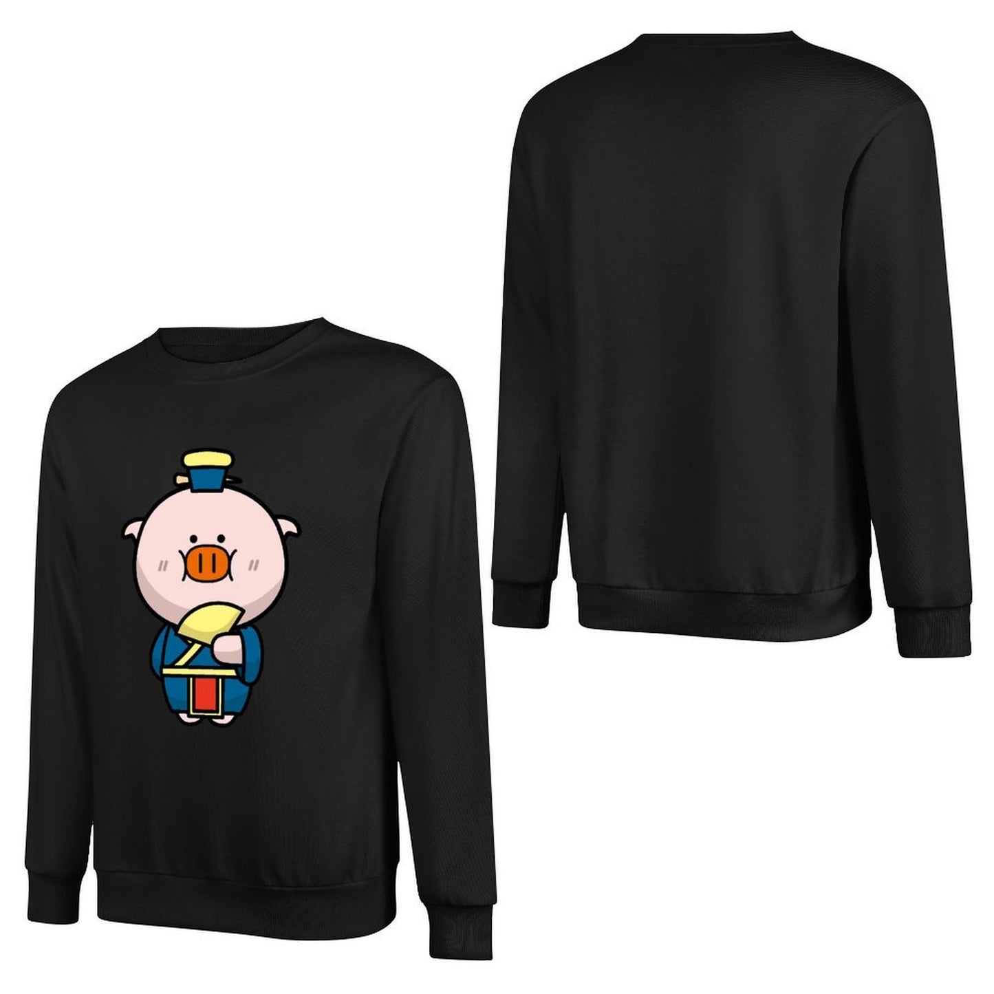 Front Patterned Long Sleeve TopMade-to-Order Premium