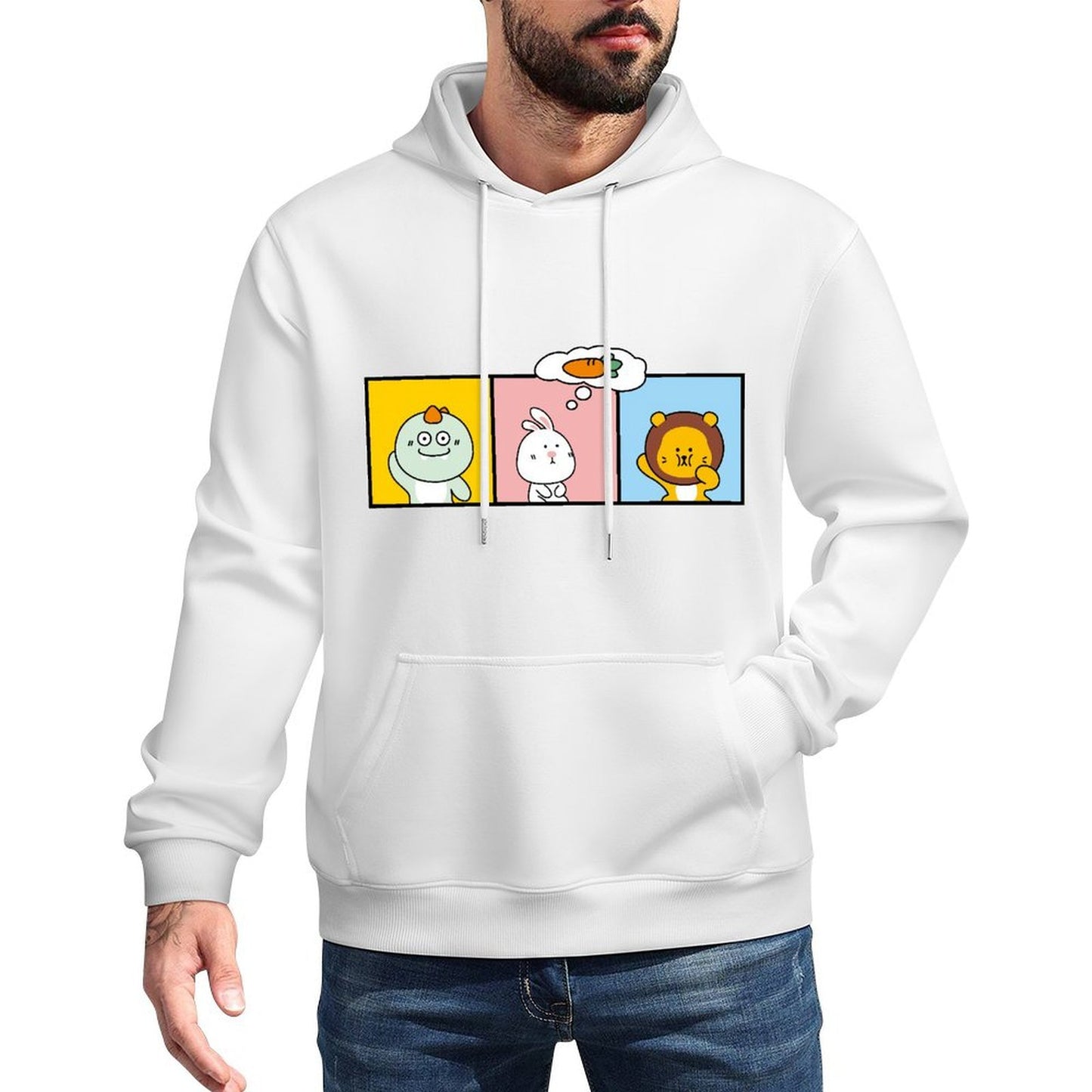 IPBR 250g Hooded Pocket Sweatshirt Front GraphicMen's Hooded  Sweatshirt4000706