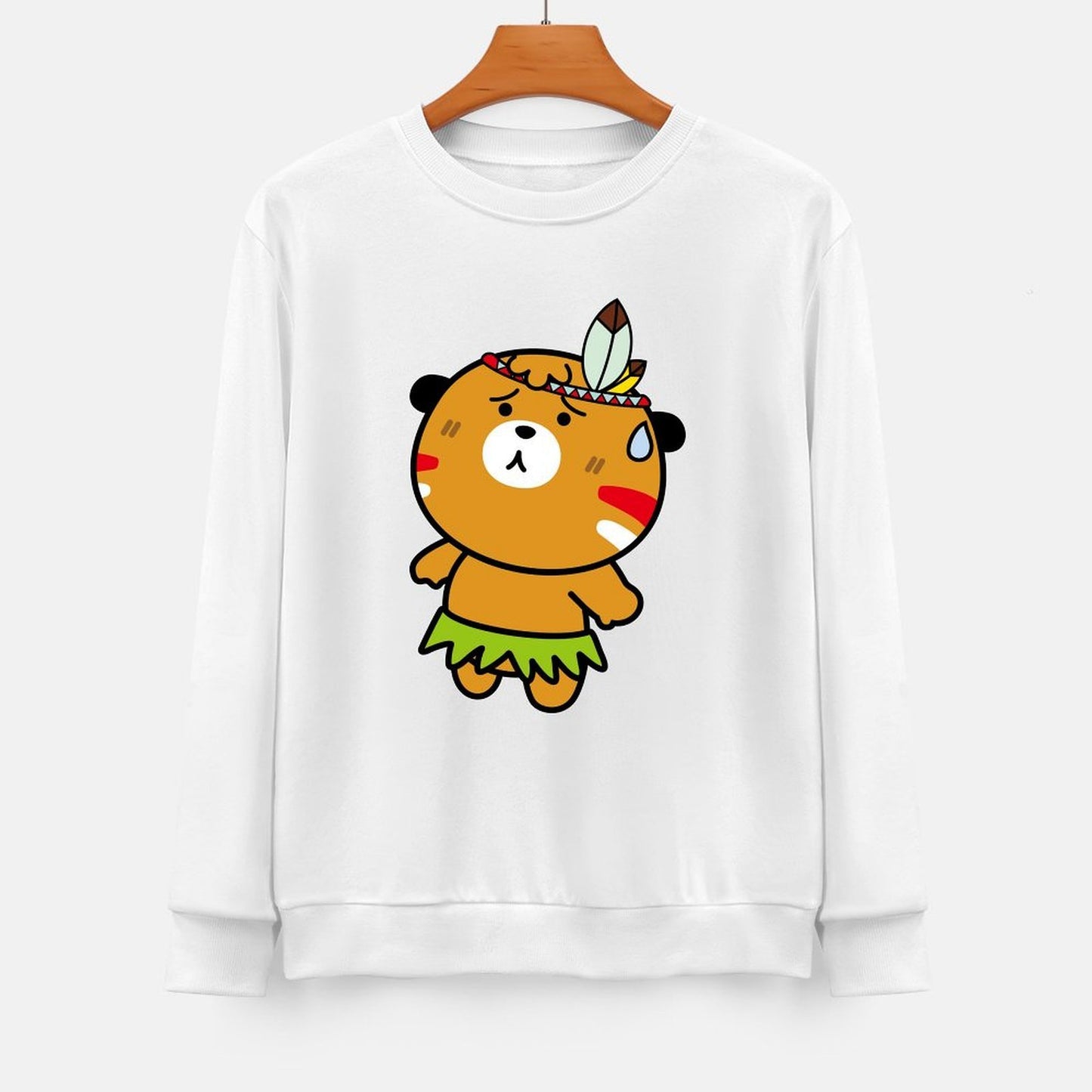 Front Patterned Long Sleeve TopPremium Finish Reliable