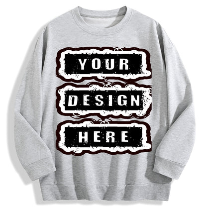 240g Crew Neck Sweatshirt - Light Gray