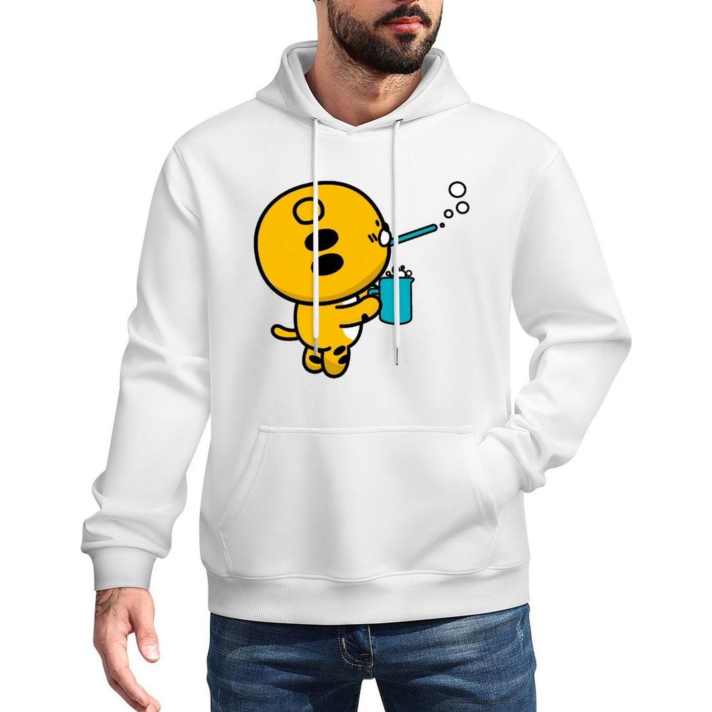 IPBR 250g Hooded Pocket Sweatshirt Front GraphicMen's Hooded  Sweatshirt4000528