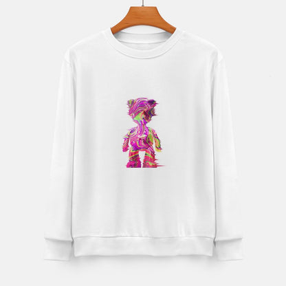 Long Sleeve With Front PatternSimple Oversized