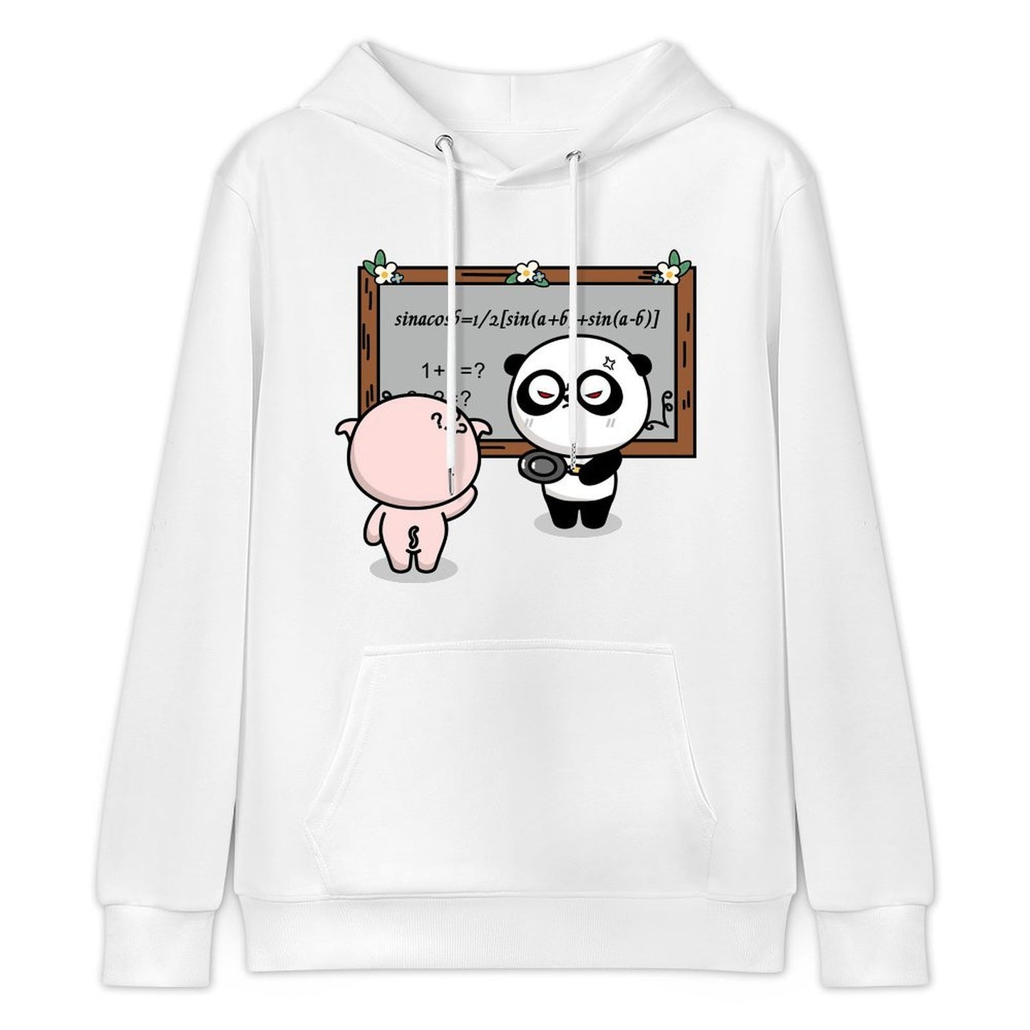 Front Graphic HoodiesCasual Neutral