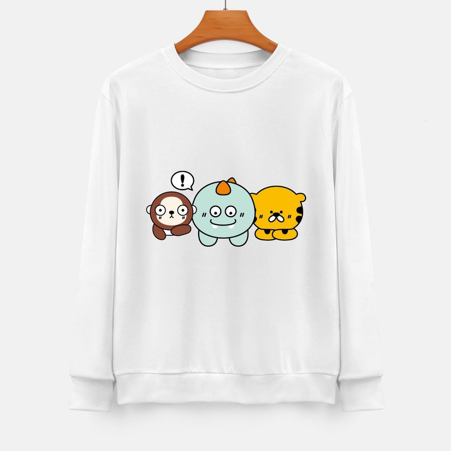 Front Patterned Long Sleeve TopPremium Finish Classic