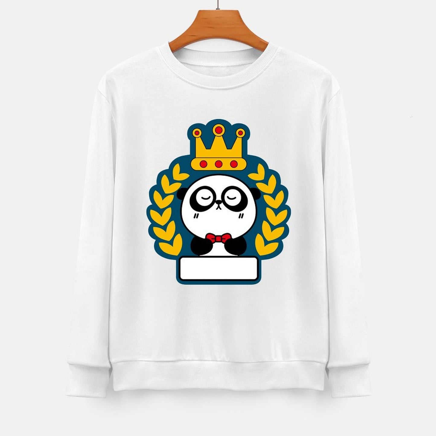 Front Patterned Long Sleeve TopEasy-Care Moisture-Wicking