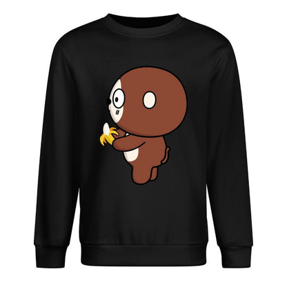 Front Patterned Long Sleeve TopBreathable Indoor