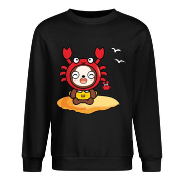 Front Patterned Long Sleeve TopShrink-Resistant Signature